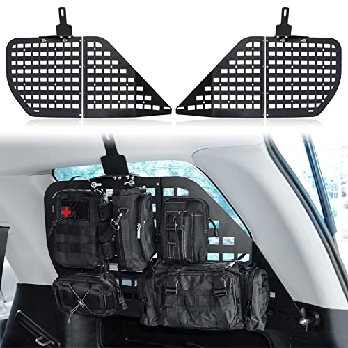 Modular Storage Panel System Rear Window Molle Panel with 4 Storage Bag and 10 Fastening Tape (10-20 Toyota 4Runner )