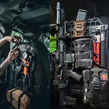 Rigid MOLLE Insert Panel with 10 Fastening Tape Vehicle Car Seat Back Organizer Rifle Gun Rack Mount Bracket Display Modular Storage Platform Tool Storage MOLLE Panel