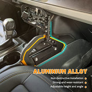 MAIKER soporte para teléfono todoterreno para Ford Bronco 2021 2022 2023 estabilizador ajustable personalizado Bronco soporte para teléfono móvil