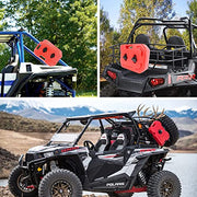 Soporte para latas de Gas UTV ATV, soporte de montaje de aceite, soporte para latas de tanque de Gas Compatible con Polaris RZR Pioneer Yamaha Can Am Maverick X3