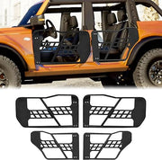 Steel Tubular Trail Tube Half Door Guards Five-Star Logo (21-23 Ford Bronco 4 Door)